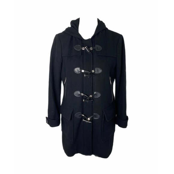 Michael Kors Jackets & Blazers - Women’s size 6 (S) Michael Kors Black wool blend full zip heavyweight coat